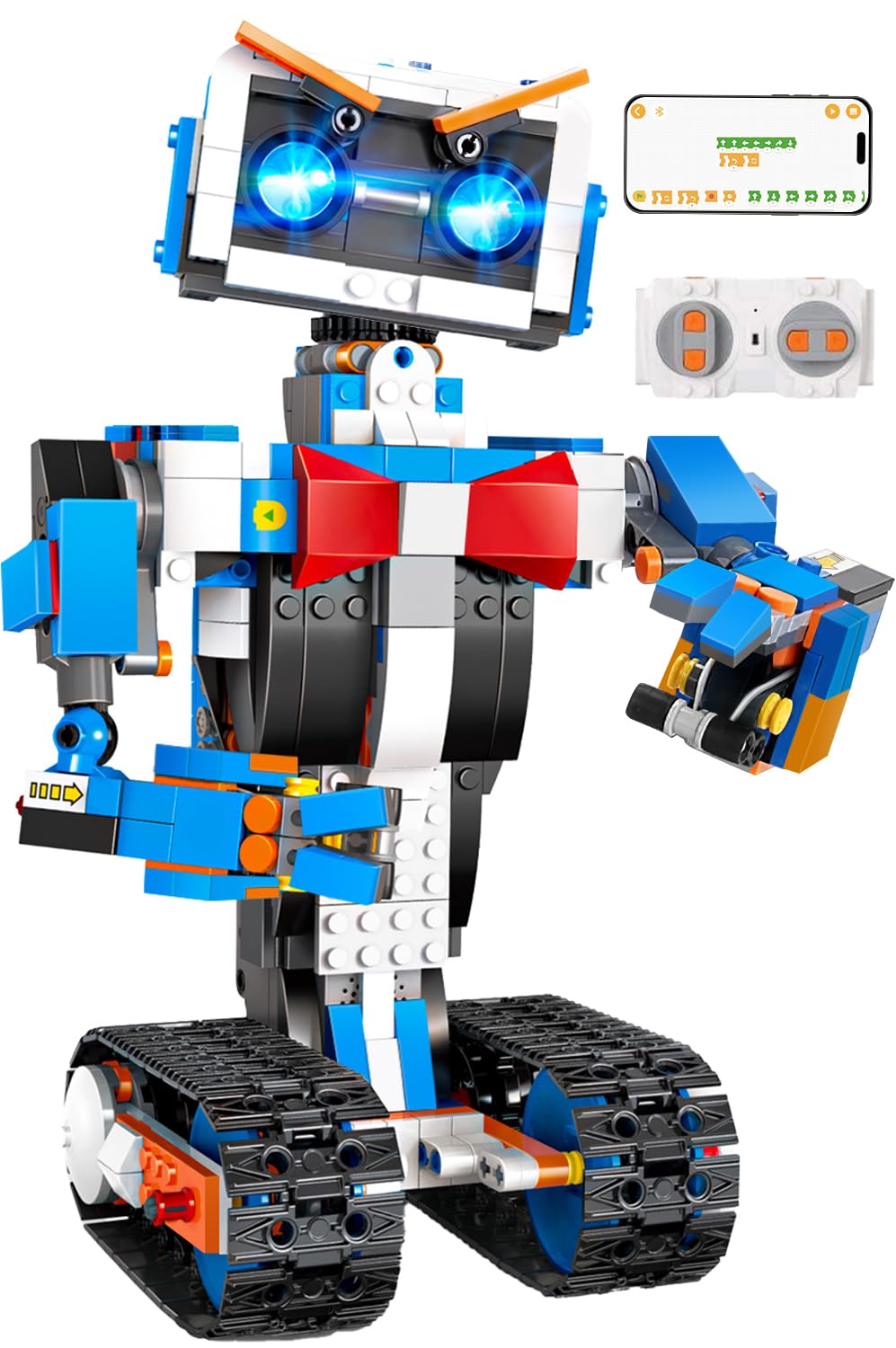 okk STEM Robot Toys for Kids 8-12, APP RC Control Programmable Building Kit