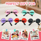 5pcs Doll Glasses, 5 Colors Plastic Dress up Eyeglasses for lububu(No Doll)