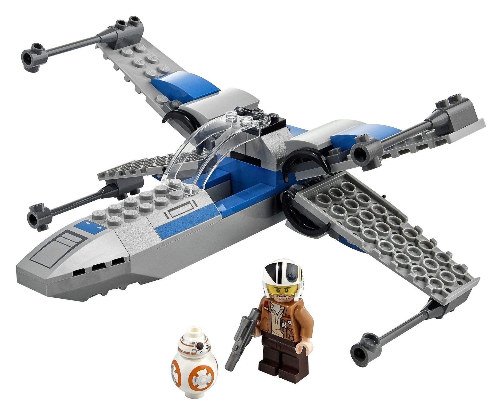 LEGO Star Wars Resistance X-Wing 75297 Building Kit; Awesome Starfighter Building Toy for Kids Aged 4 and Up, Featuring Poe Dameron and BB-8; New 2021