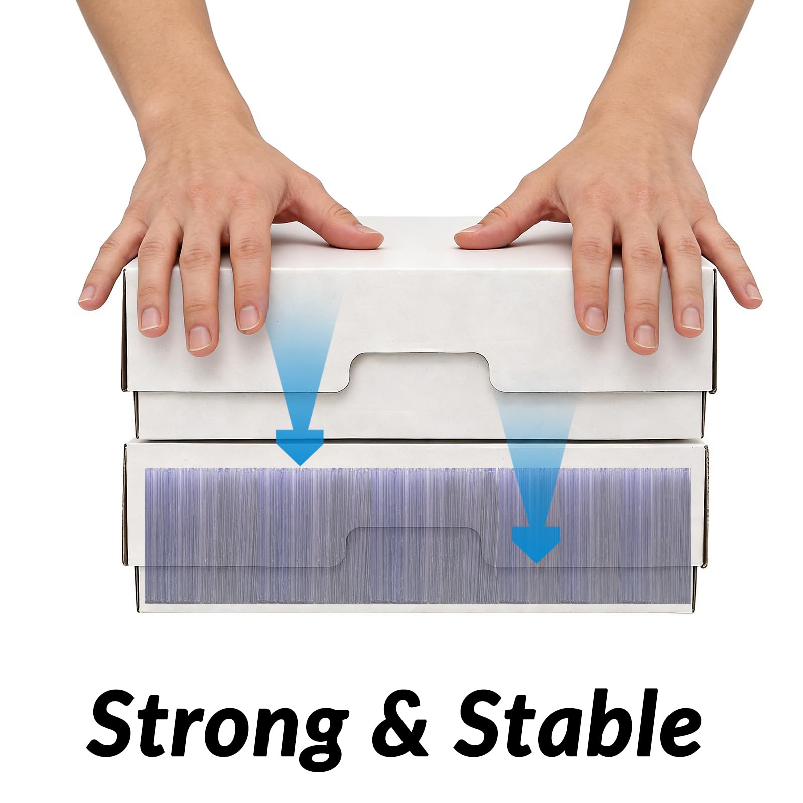 2-Pack Trading Card Storage Box,8000 Count,Bulk Box For Card With Dividers&Labels,Toploder Card Storage Box for TCG/Magic/Mtg Basketball Cards