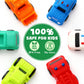 Baby Bath Toys, 6 Pack Light Up Cars Bath Toys, No Hole No Mould Bathtub Toy for 1 2 3 Year Olds, Flashing LED Sensory Toy for Toddlers, Bath Time