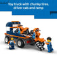 LEGO City Motorcycle Transporter Building Toy for Boys & Girls - Pretend Play Set for Preschool Kids, Ages 4+ - Flatbed Truck Toy W/2 Toy Motorcycles