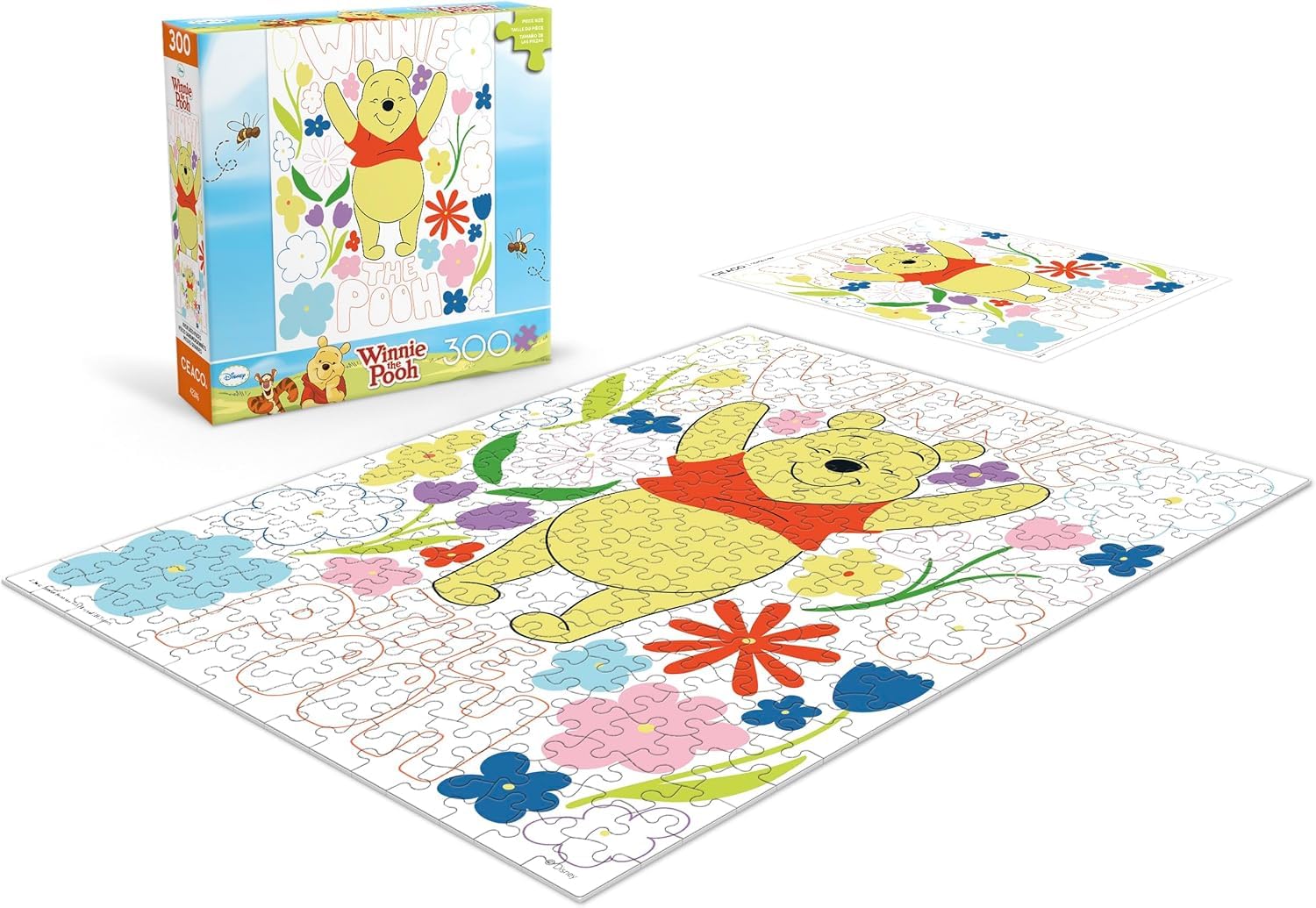 Ceaco - Disney Cozy Winnie The Pooh - 300 Large Piece Puzzle for Adults
