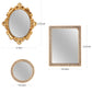 SAMCAMI Dollhouse Accessories Mini Mirror, 1/12 Scale Doll House Accessories and Furniture, Miniature Dollhouse Mirror, 5 Pieces