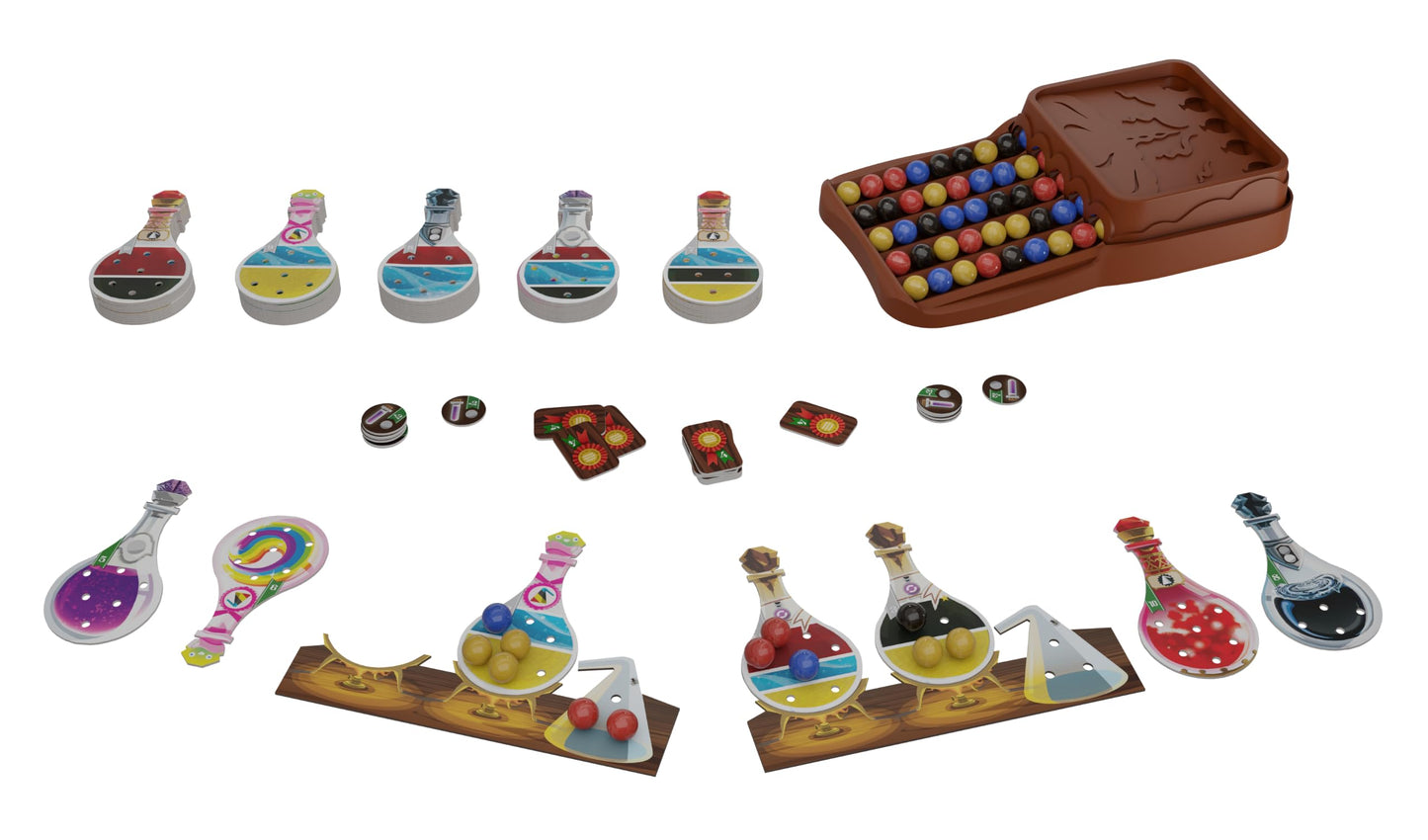 Horrible Games | Potion Explosion (3rd Edition) | Strategy Board Game | Now with a Plastic Marble Dispenser | 2 to 4 Players | 30+ Minutes | Ages 14+