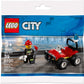 CITY Lego Set 30361 Fire ATV 39 Pieces Polybag
