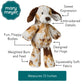 Mary Meyer Marshmallow Zoo Stuffed Animal Soft Toy, 13-Inches, S'Mores Puppy