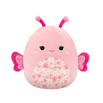 Squishmallows Original 12in Mogo The Pink Sakura Butterfly - Official Jazwares Plush (Medium-Sized)