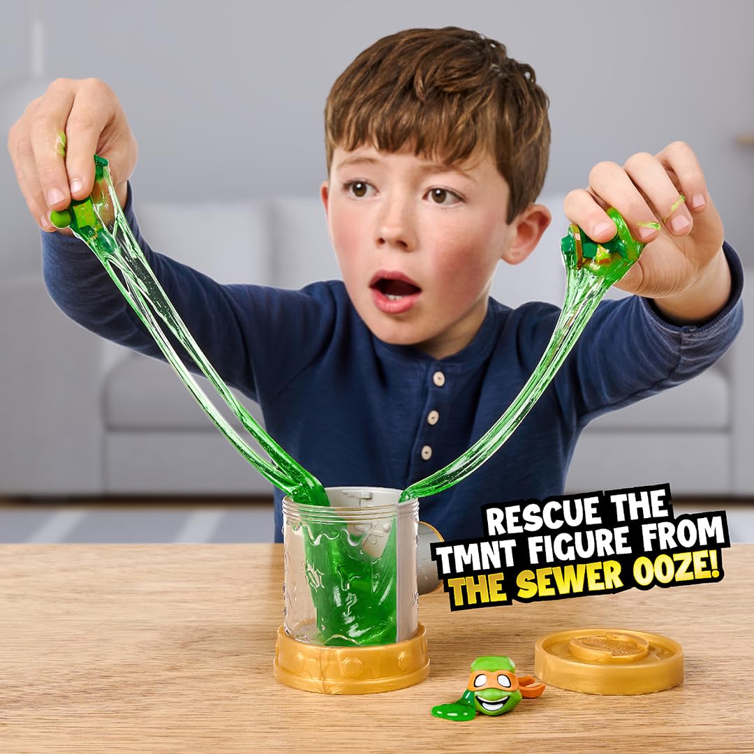 Treasure X Teenage Mutant Ninja Turtles Sewer Rescue Pack 10 Levels of Adventure 7 TMNT Character Figures to Rescue from Ooze Filled Sewer Pipes