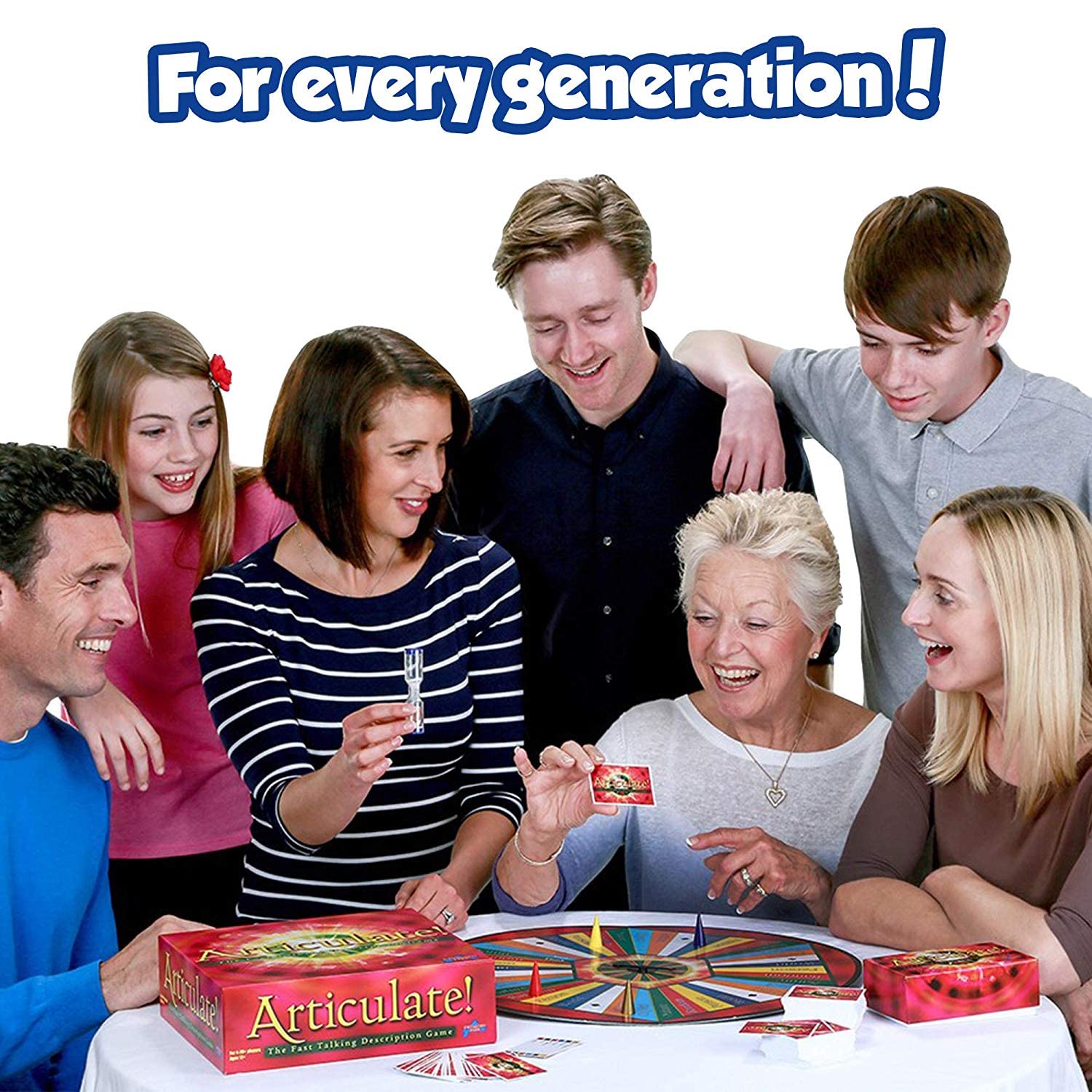 Drumond Park 5019150000056 Articulate Family Board Fast Talking Description Game, Multi