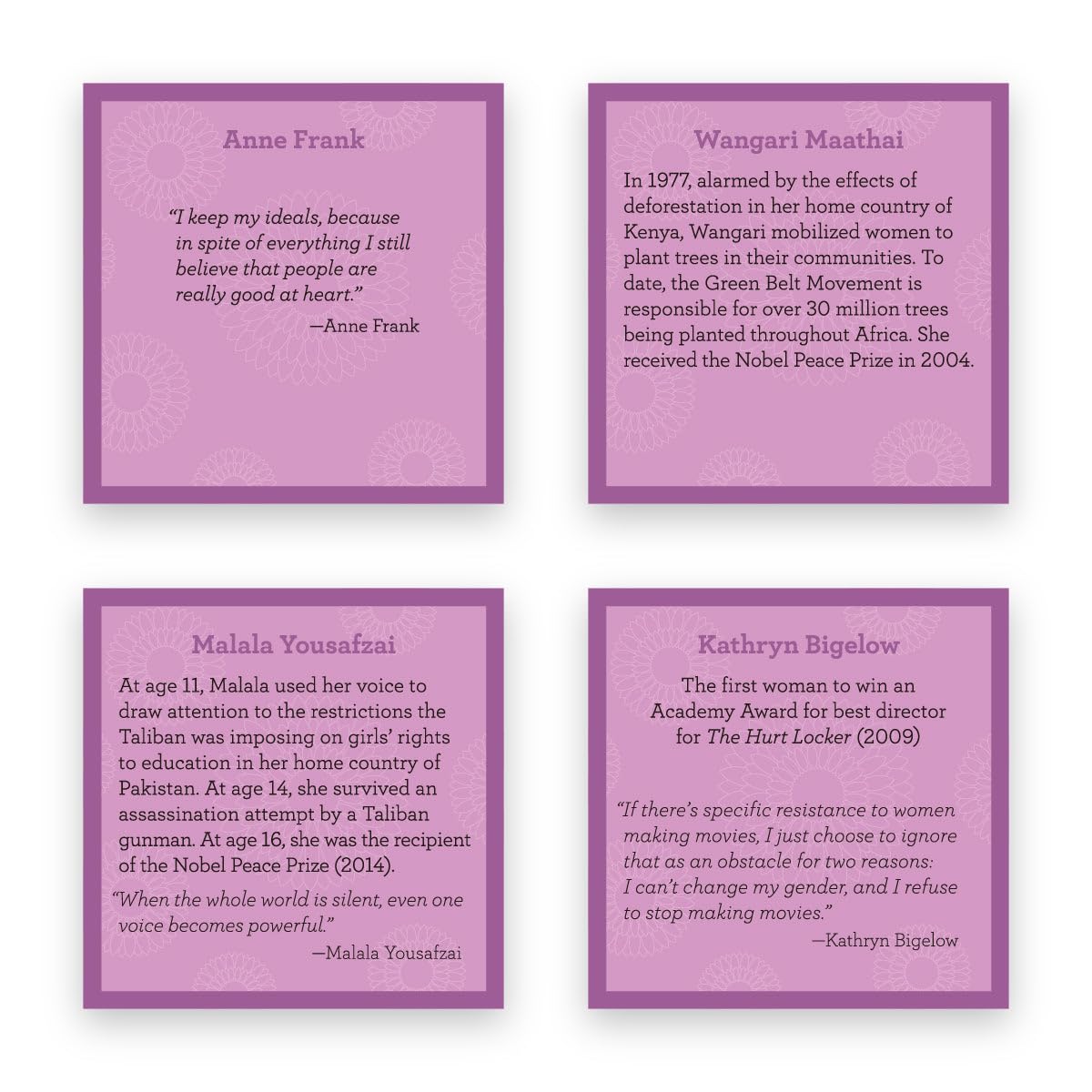 TableTopics Inspiring Women Question Card Game - 135 Conversation Starter Cards with Inspirational Quotes and Prompts for Discussions About Female