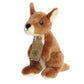 Aurora® Responsibly Made Eco Nation™ Eco Softies™ Kangaroo Stuffed Animal - Ideal for Playtime Adventures - Perfect for Birthdays or Just Because