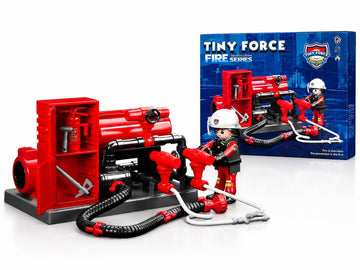 Tiny Force Fire Water Pump Accessory - Firefighter Rescue Toy for Toddler Boys, Play Figure Pump Accessory for Firefighter Playsets
