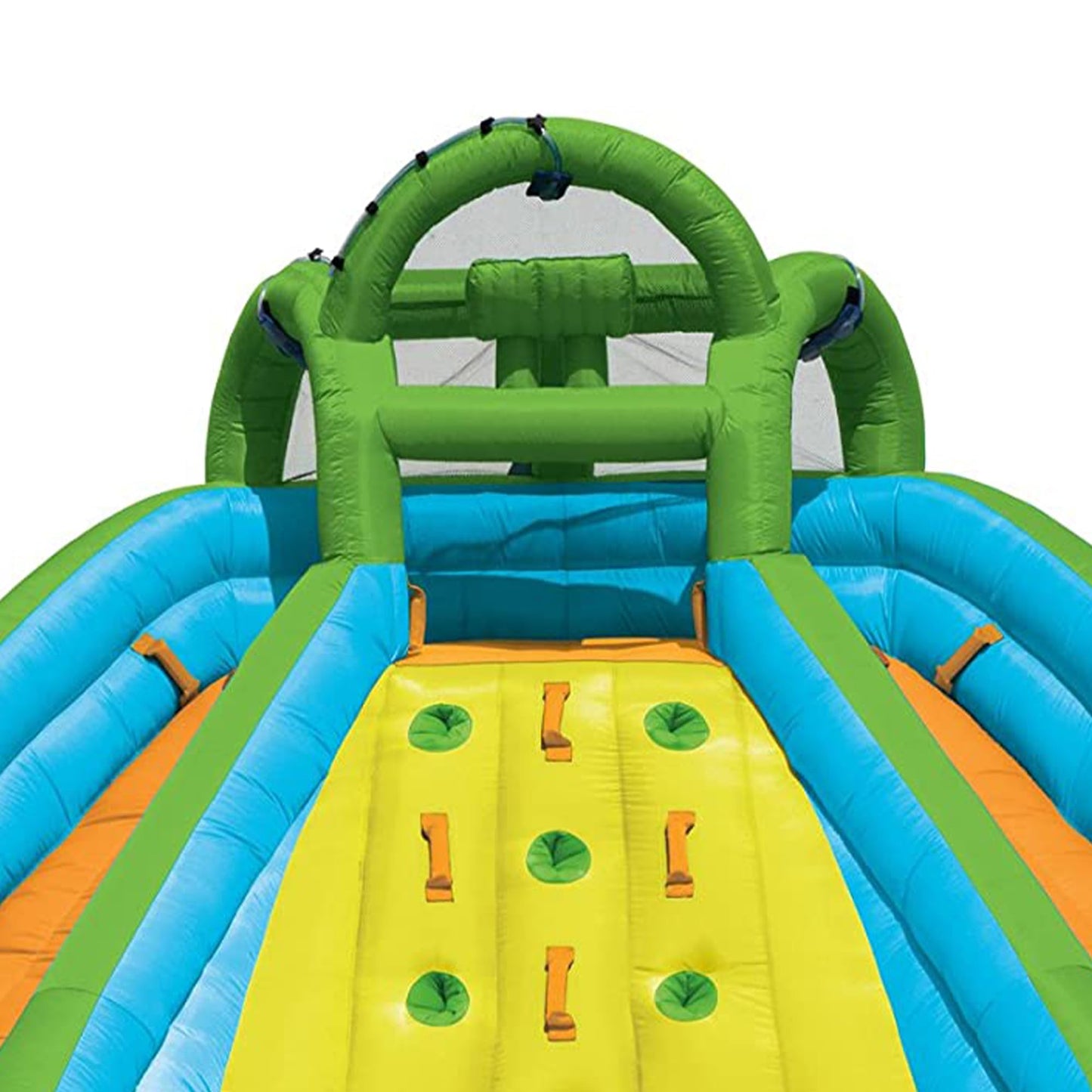 Little Tikes Rocky Mountain River Race Inflatable Slide Bouncer, 161" L x 169" W x 103" H/Weight: 50.00 lbs., Multicolor