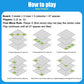 3D Ultimate Wooden Tic Tac Toe Board Game - Classic XO Strategy Game for Kids & Adults, Fun Family Table Games Night, Durable Wooden Tabletop Game