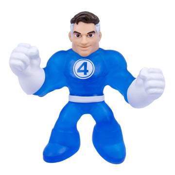 Heroes of Goo Jit Zu Marvel Studios The Fantastic 4 First Steps, Mister Fantastic Stretchy, Goo Filled 4.5" / 11.4 CM Action Figure, with Unique Gel