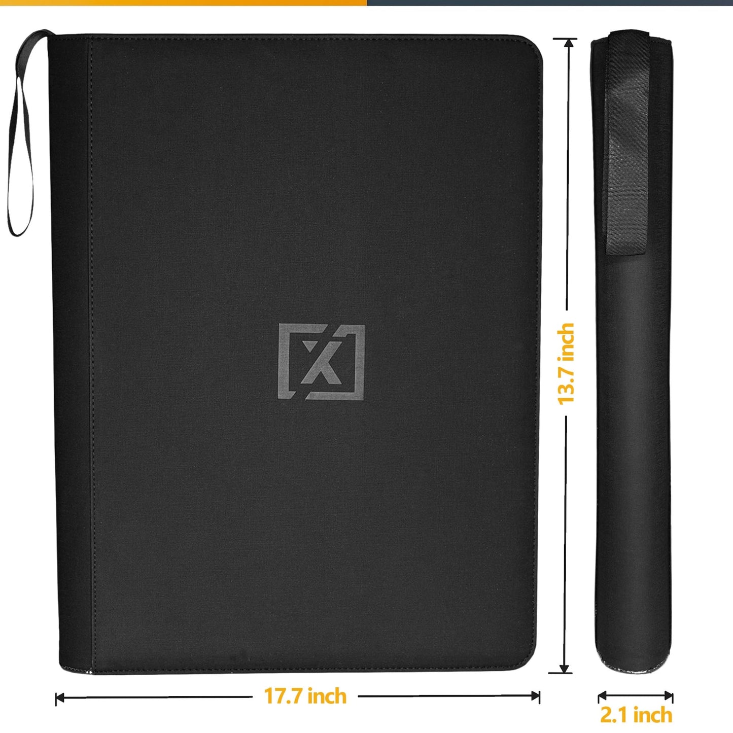 X PRO 1000+ Card Binder - Comes with 200 Card Sleeves | Compatible with TCG, Sports, MTG & More - 16 Pocket Card Binder | TCG Binder