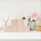 Baby Shower Wooden Block Decorations - OH BABY Sign Little Blocks, (Set of 6),for Baby Shower Party Table Centerpiece Decoration, Guestbook Keepsake