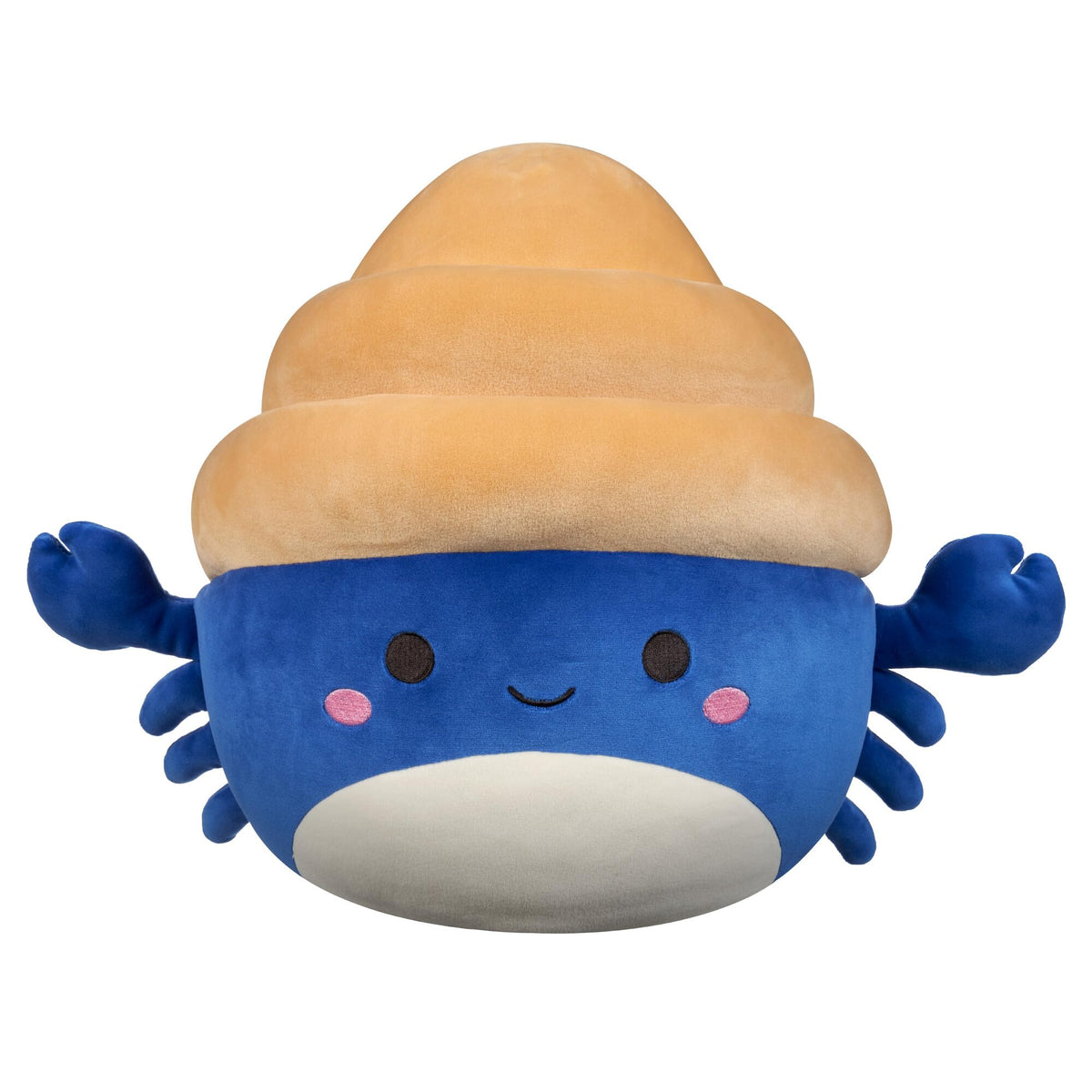 Squishmallows Original 12-Inch Lenore Navy and Tan Hermit Crab - Official Jazwares Plush (Medium-Sized)