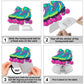 Roller Skates Honeycomb Centerpieces Retro Hip Hop Roller Skating Theme Decor for Girls Teens Baby Shower Neon Rainbow Glow Party Roller Skating Party