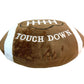 GiftExpress 12-Inch Plush Football Throw Pillow - Stuffed Soft Toy, Game Day Room Decor, Football Theme Cushion for Kids & Sports Fans