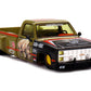 MINI GT Dually Pickup Truck Sumatran Rhino Tan and Carbon with Graphics (Designed) House Special 1/64 Diecast Model Car KHMG153