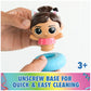 DREAMWORKS GABBY'S DOLLHOUSE Gabby & SS Mercat Bath Set, Floating Toddler Bath Toys with Cruise Ship & Squirter, Kids Toys for Girls & Boys Ages 3+