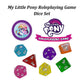 Renegade Game Studios My Little Pony RPG Dice Set - Polyhedral Dice for Tabletop Roleplaying