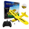 ynapmoc RC Airplane Toy, 2.4GHz RC Glider, Easy to Control, Gift for Boys and Beginners(Yellow)