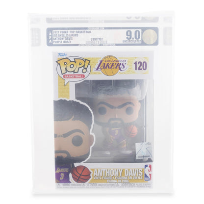 Funko NBA LA Lakers POP | Anthony Davis (Purple Jersey) | Rated AFA 9