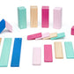 24 Piece Tegu Magnetic Wooden Block Set, Blossom, 1-99 years old
