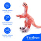 The Petting Zoo Velociraptor Stuffed Animal Plushie, Gift for Kids, Dinosaur Animals, Red Velociraptor Dinosaur Plush Toy, 19 inches
