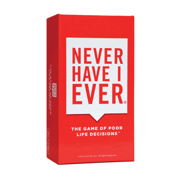Never Have I Ever Card Game - Party Game of Poor Life Decisions - Ages 17 and Up - The Classic Viral Hilarious and Funny Icebreaker for Adults - 4-12