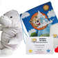 Make Your Own Stuffed Animal 16" Molly The Manatee - No Sew - Kit with Cute Backpack!