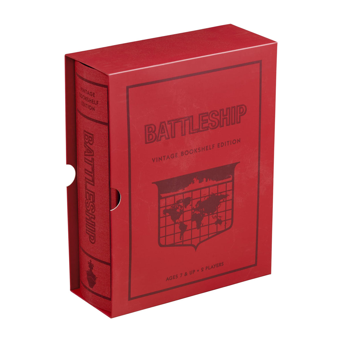 WS Game Company Battleship Vintage Bookshelf Edition Naval Strategy Game