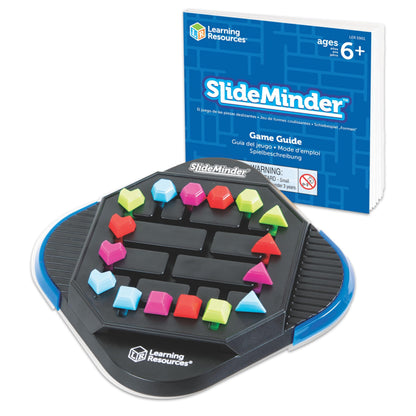 Learning Resources SlideMinder Brain Teaser Puzzle Game, Travel Gifts for Kids, Interactive STEM, Critical Thinking, Fine Motor Skills