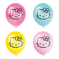 Hello Kitty Latex Balloons - 12", 8 Count, Vibrant Birthday Party Decorations