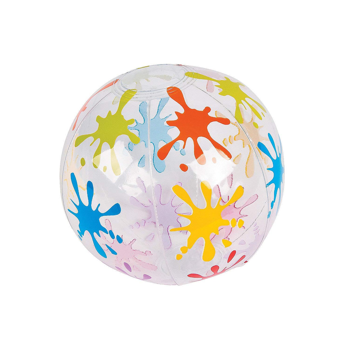 Fun Express - Little Artist Mini Beach Balls for Birthday - Toys - Inflates - Mini Beach Balls - Birthday - VBS Vacation Bible School Supplies/Decor