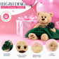 KINNEX COLLECTIONS SINCE 1997 20" Quince Anos Quinceanera Last Doll Teddy Bear with Dress (Centerpiece) ~ ARC16832-30R (Rose Gold)