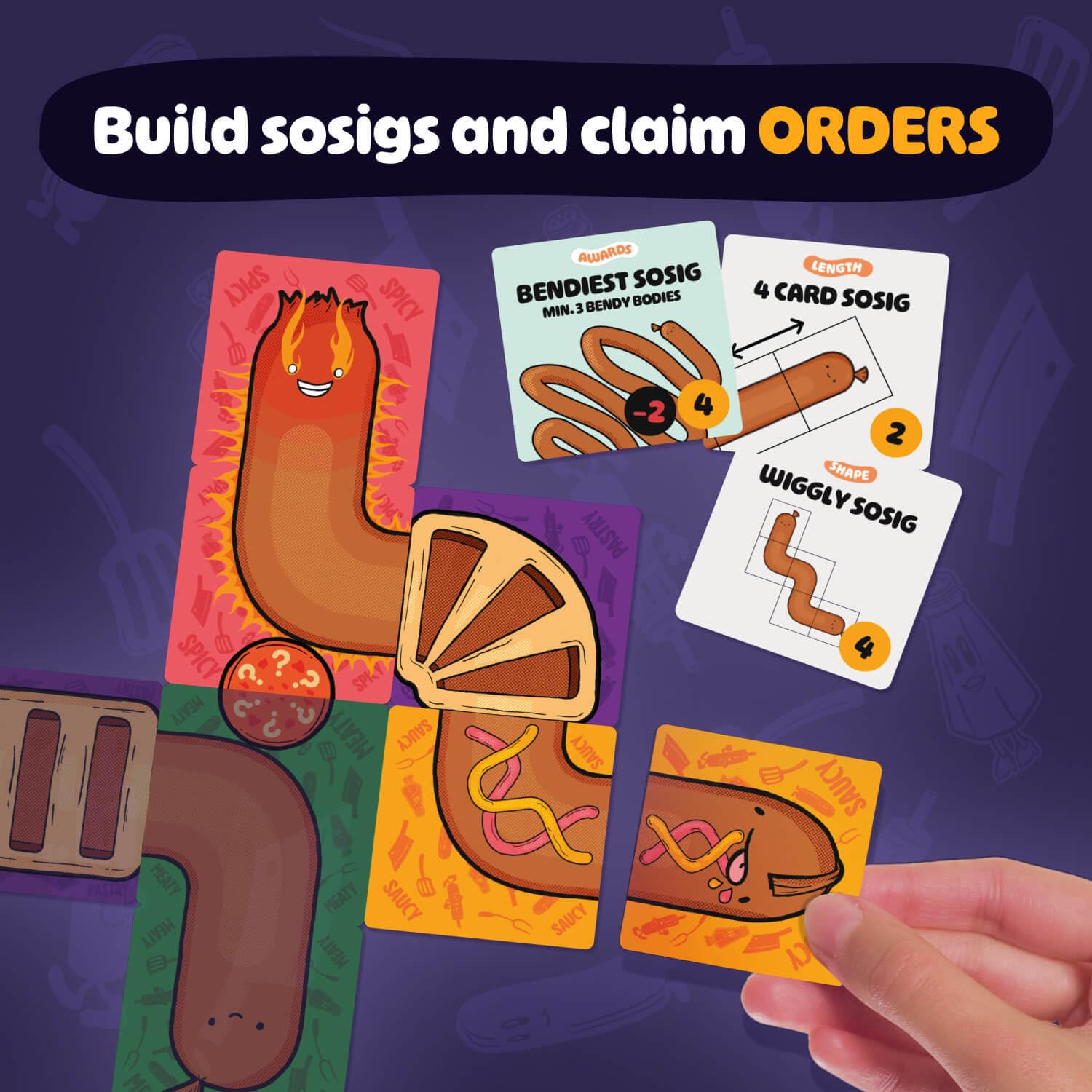 Joking Hazard Sosig Family Friendly Card Game for 2-4 Players, Game for Kids and Adults, Travel Sized