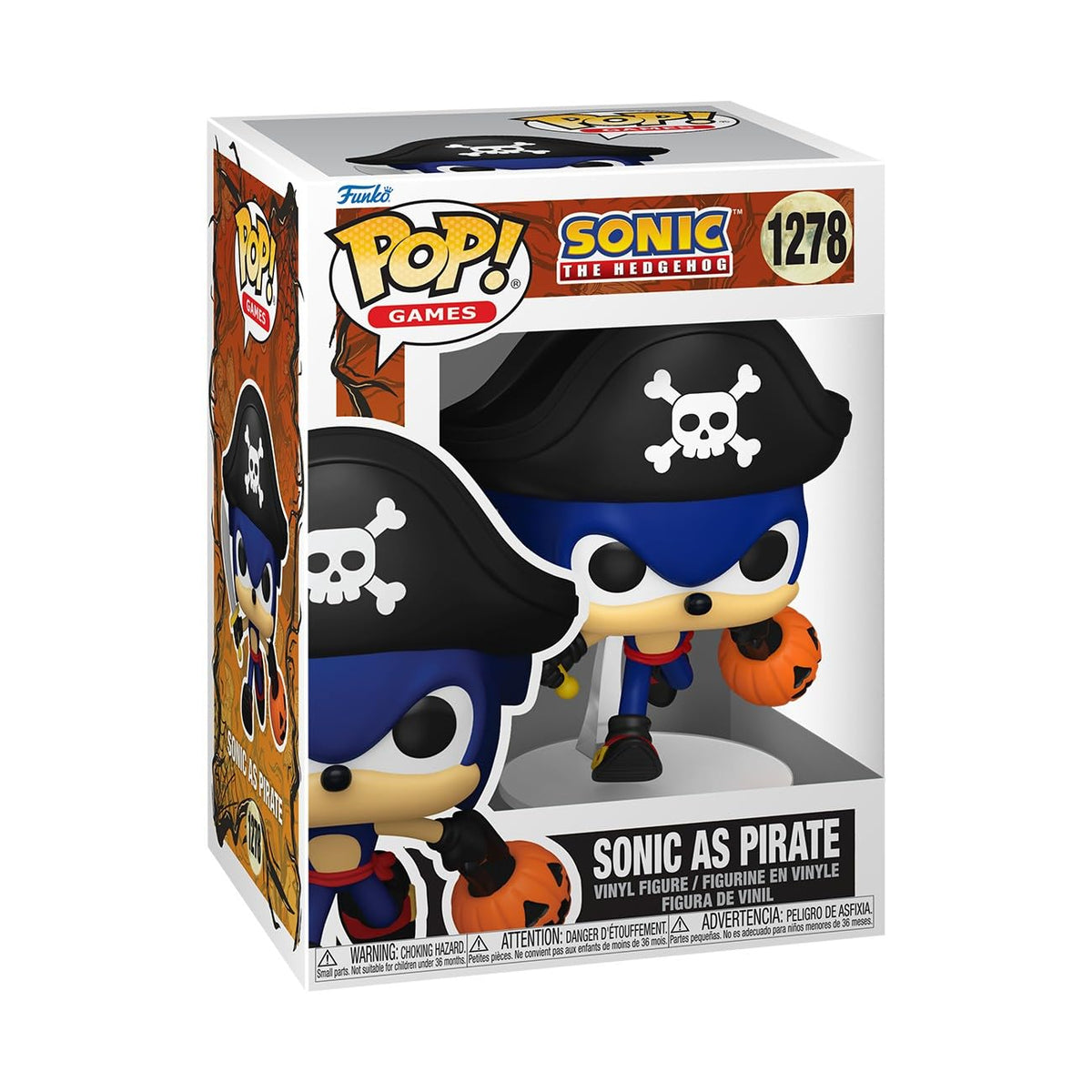 Funko POP! Games: Sonic the Hedgehog - Sonic as Pirate