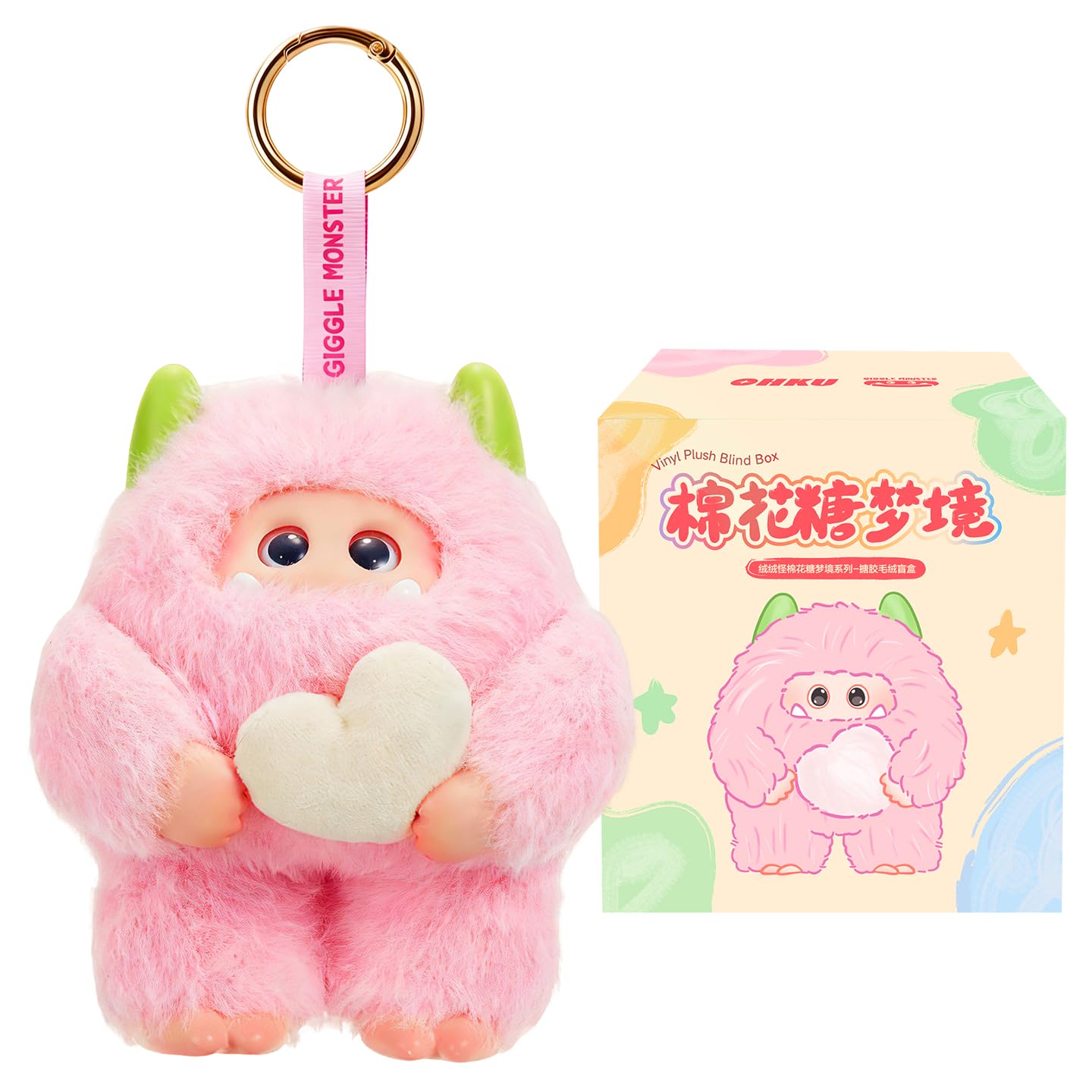 OHKU Giggle Monster Marshmallow Dreams Series Vinyl Plush Blind Box Random Design Action Figures Collectible Toys Home Decorations Holiday Birthday