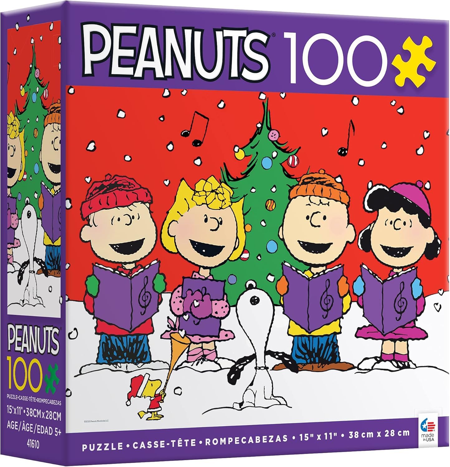 Ceaco - 100 Piece Peanuts Jigsaw Puzzle for Kids Ages 6-8