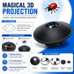 5.9" 3 D Mirascope, Optical Illusion Maker, Optical Illusions, 3-D Effect Toy, Hologram Image Projection, for Kids Home School Classroom