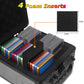 ZINHO Graded Card Case Upgraded Sports Card Storage Box Waterproof Trading Card Holder, Compatible with PSA BGS CSG FGS Up to 80+ Cards with TSA
