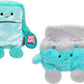 BumBumz Large 6 Pack Weighted Sensory Plush Set 7.5 Inch - Official Licensed Collectible Soft Fuzzy Emotional Support Stuffed Animals - Anxiety Relief