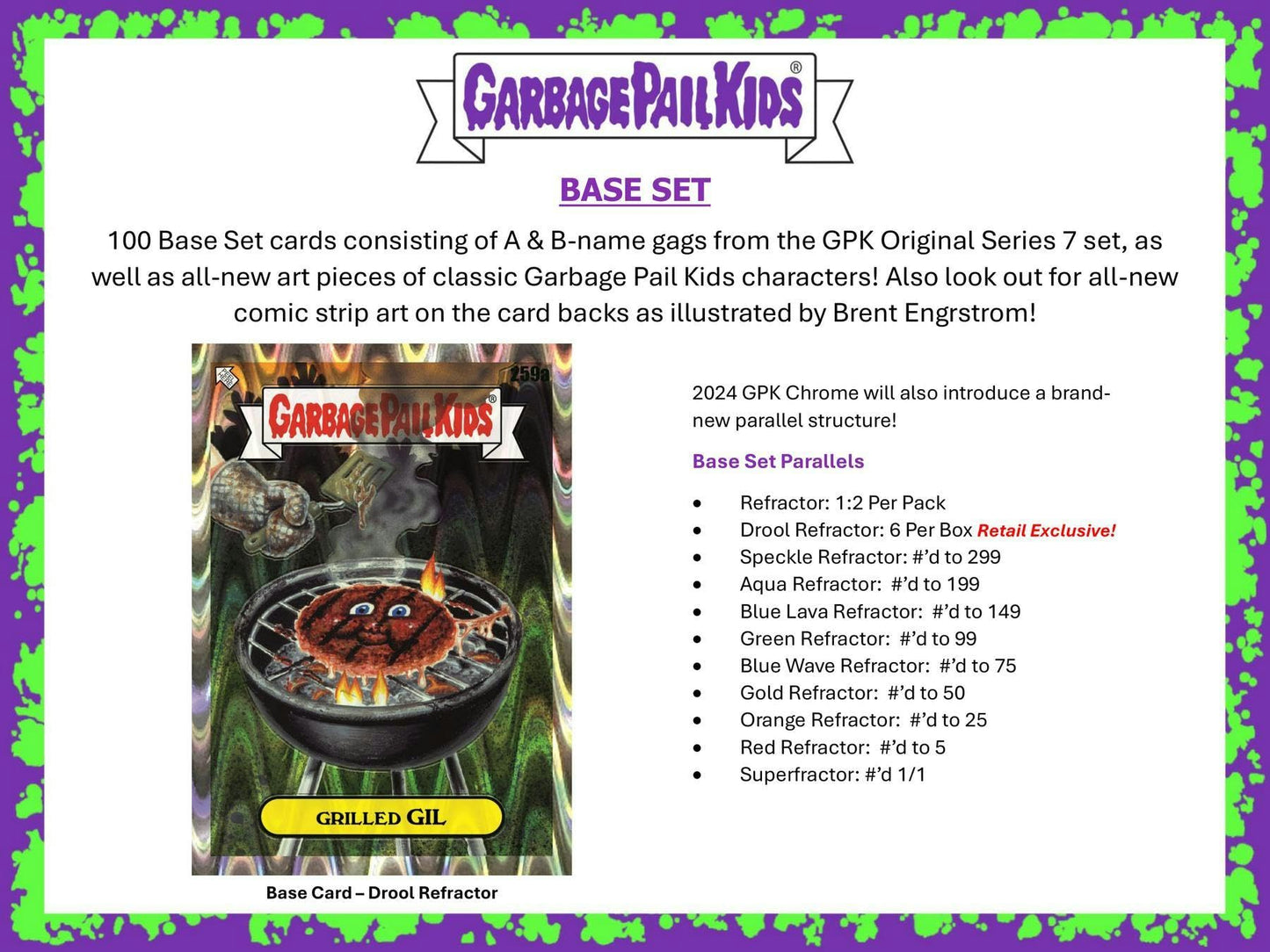 Topps Chrome Garbage Pail Kids Series 7 Blaster Value Box
