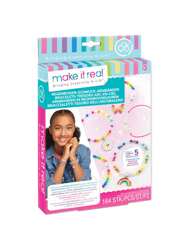Make It Real Rainbow Treasur Bracelets, Creative Set 1216