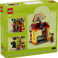 LEGO Restaurants of the World Mexico - 327-Piece Taco Shop Taqueria Building Set, Minifigure & Cactus, Collectible Food Display Model Gift - 40907