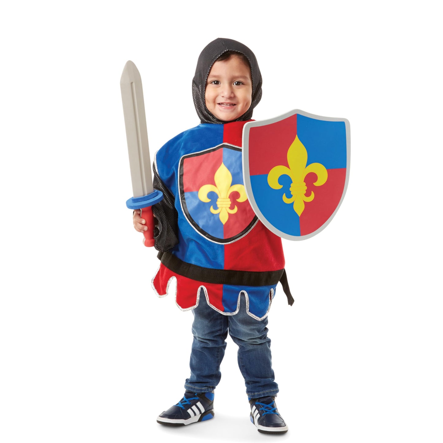 Melissa & Doug Knight Role Play Costume Dress-Up Set (4 pcs)